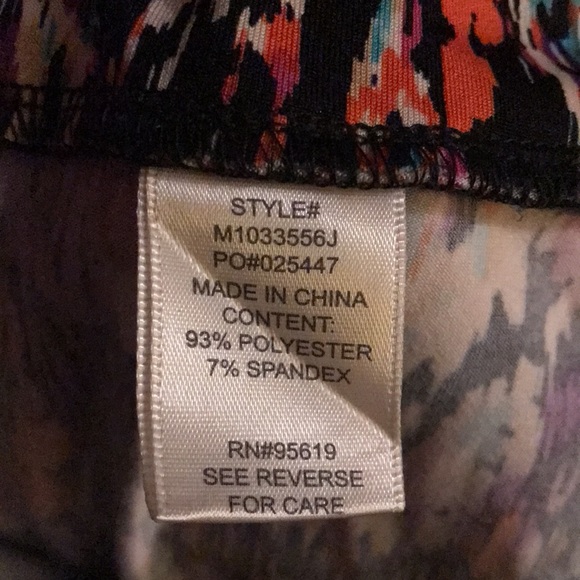 John Paul Richard Black Multi Maxi Skirt XL - Picture 7 of 8